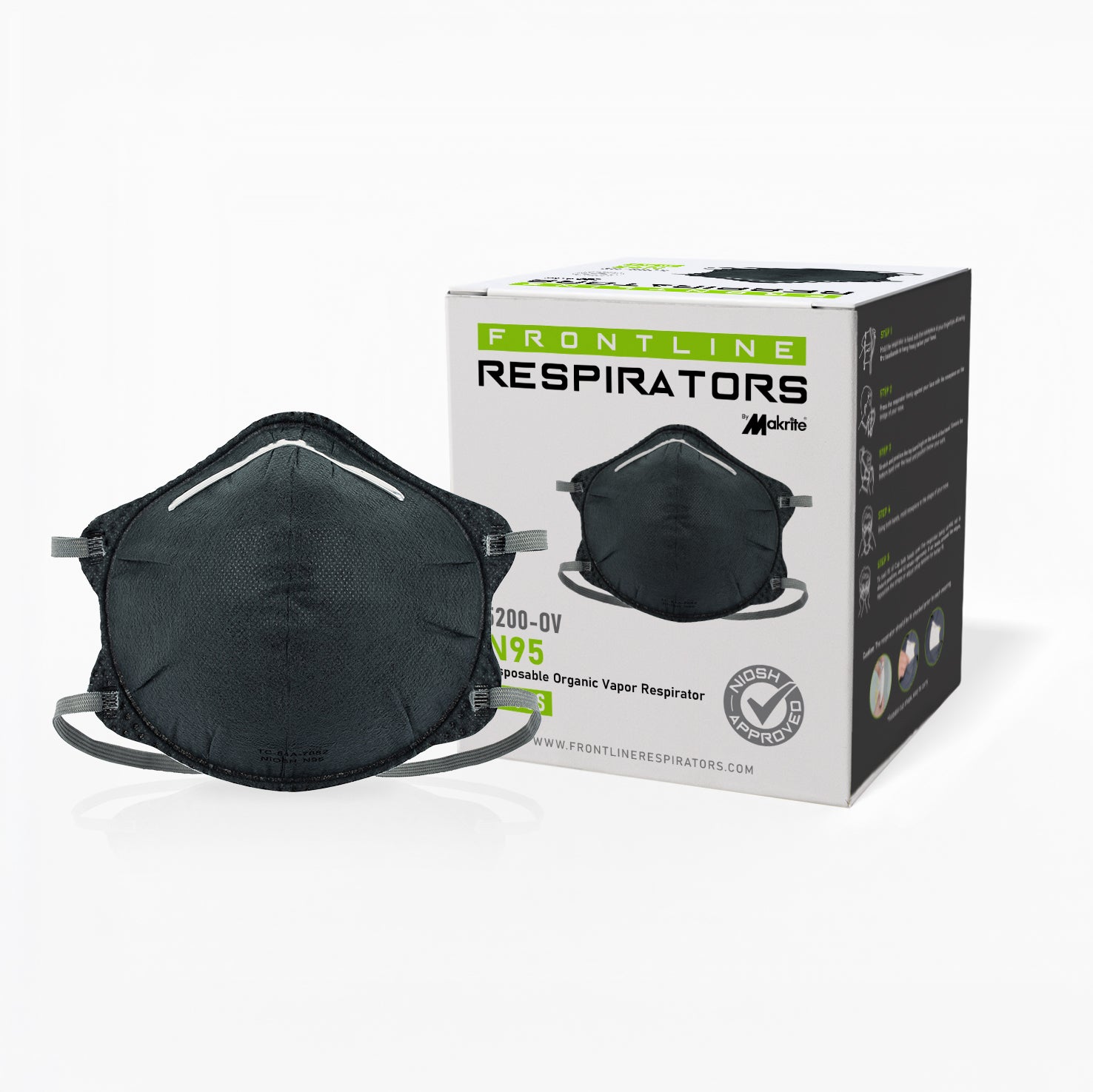 Frontline 5200-OV N95 Disposable Organic Vapor Respirator