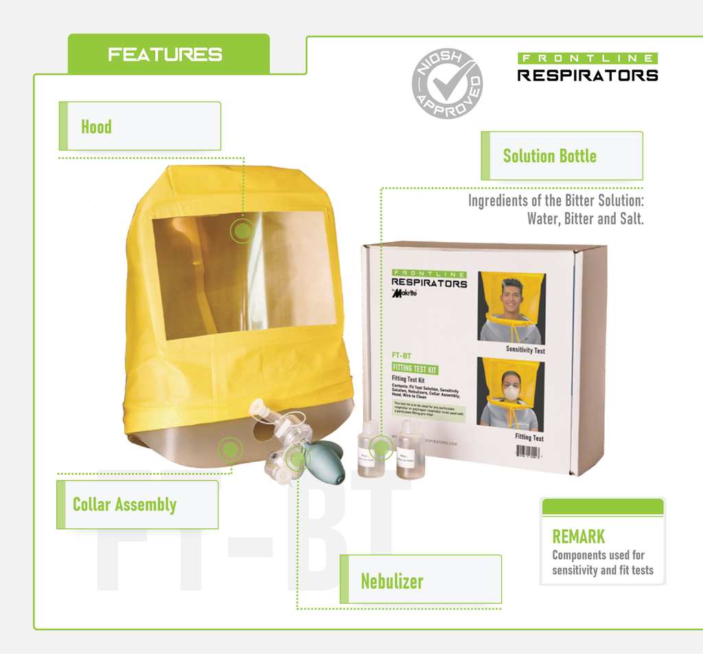 Frontline FT-BT Fit Test Kit (Bitter)
